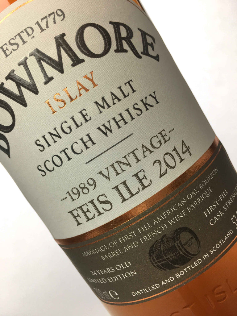 【最安値挑戦】 Bowmore 1989 24 Source Whisky The – 2014 Ile Feis Old Year ウイスキー