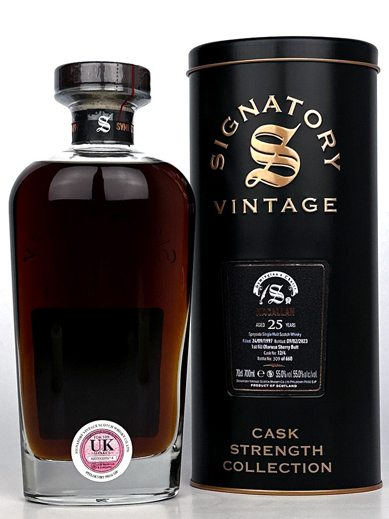 1997 Macallan 25 Year Old Single Cask Signatory Vintage