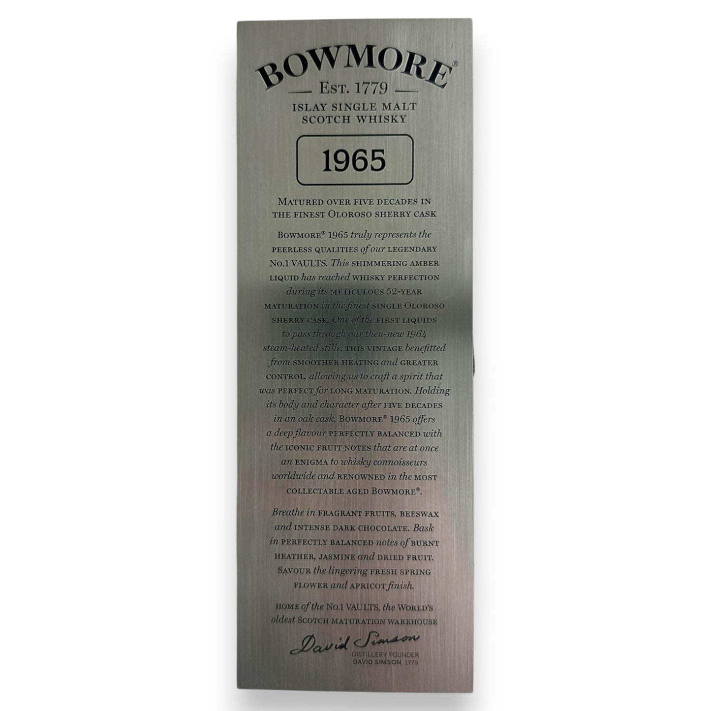 1965 Bowmore 52 Year Old