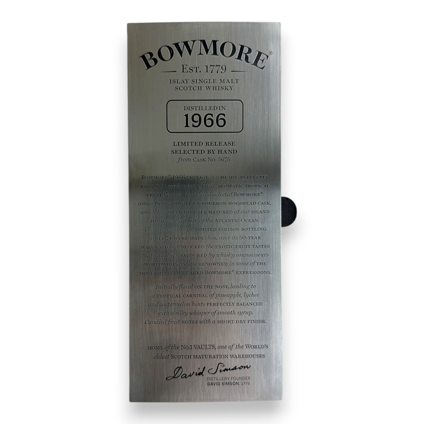 1966 Bowmore 50 Year Old