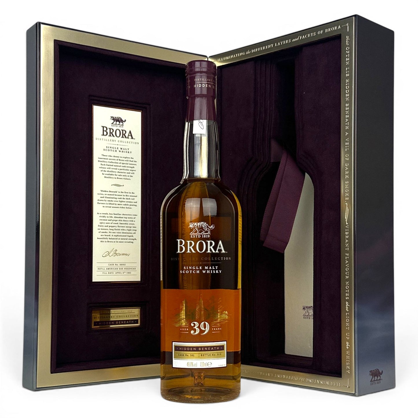 1982 Brora 39 Year Old Single Cask #582 Hidden Beneath Distillery Exclusive