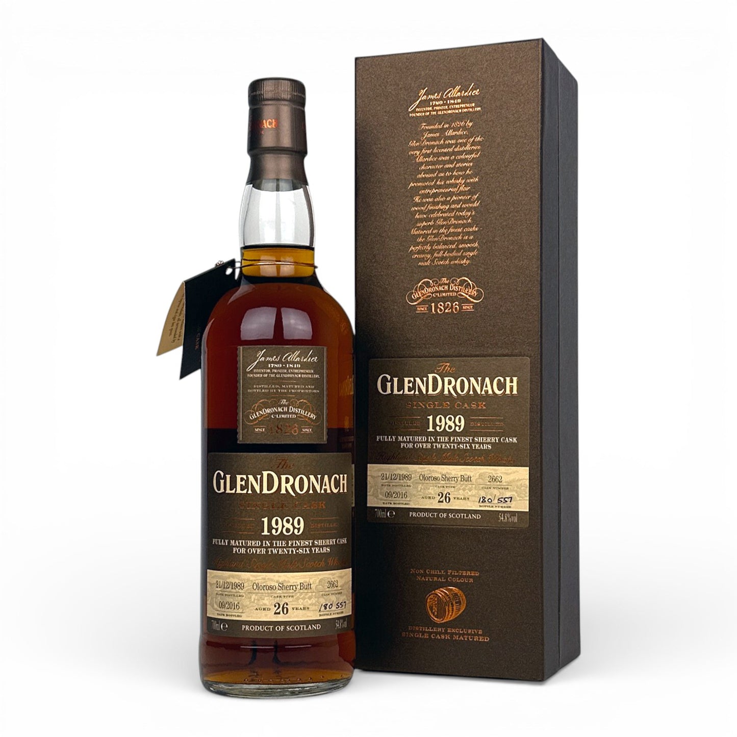 1989 Glendronach 26 Year Old Single Cask #2662
