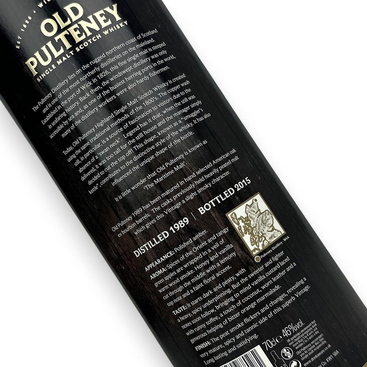 1989 Old Pulteney Lightly Peated (bottled 2015)