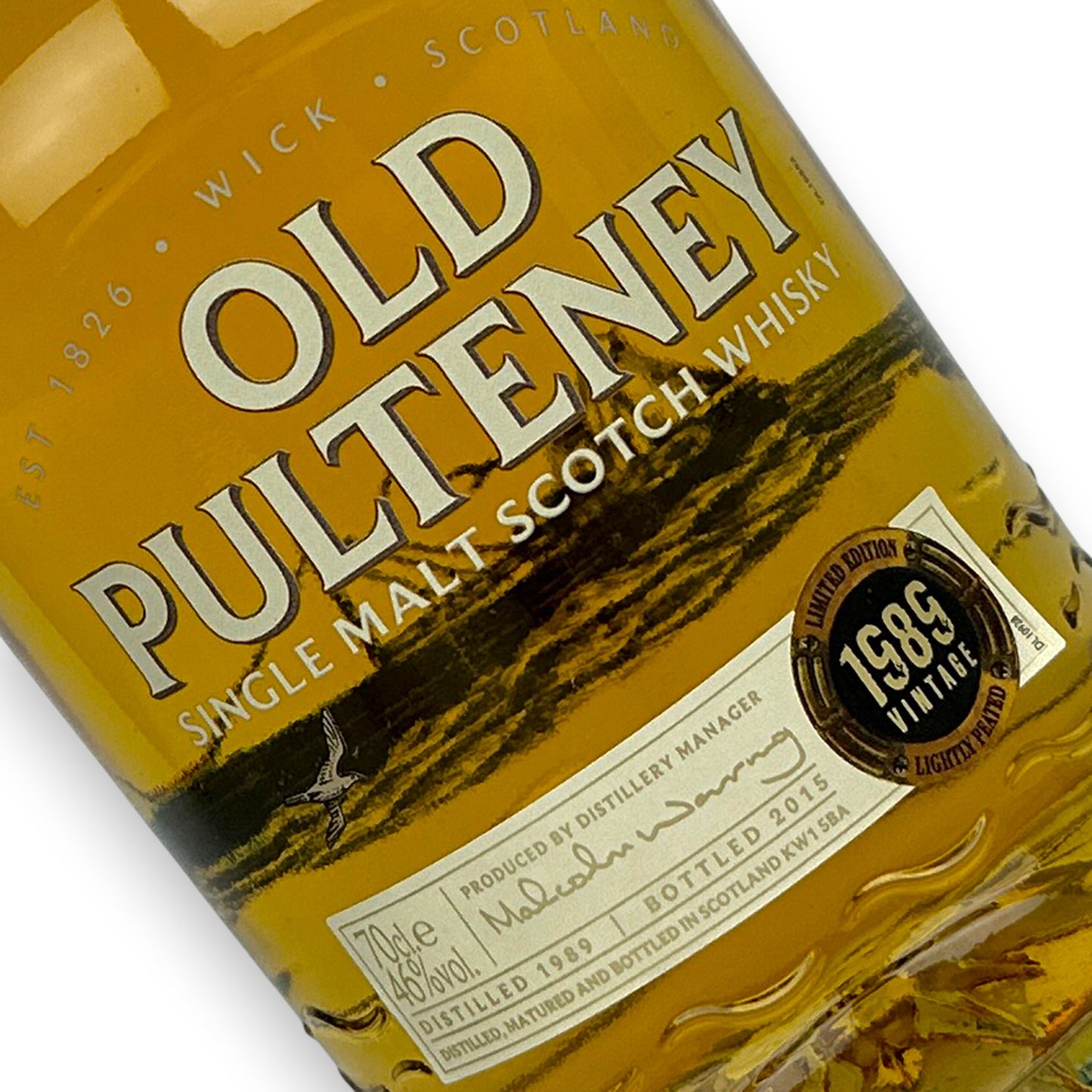 1989 Old Pulteney Lightly Peated (bottled 2015)