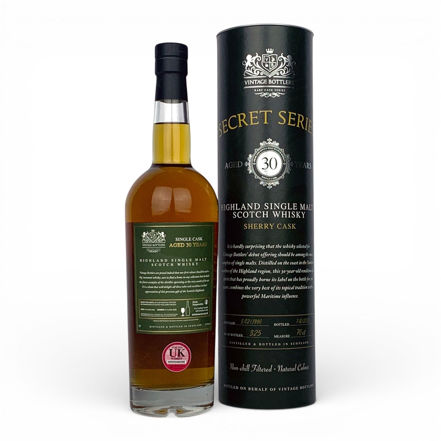 1990 Highlands 30 Year Old Single Cask Secret Series No. 1 (Clynelish)
