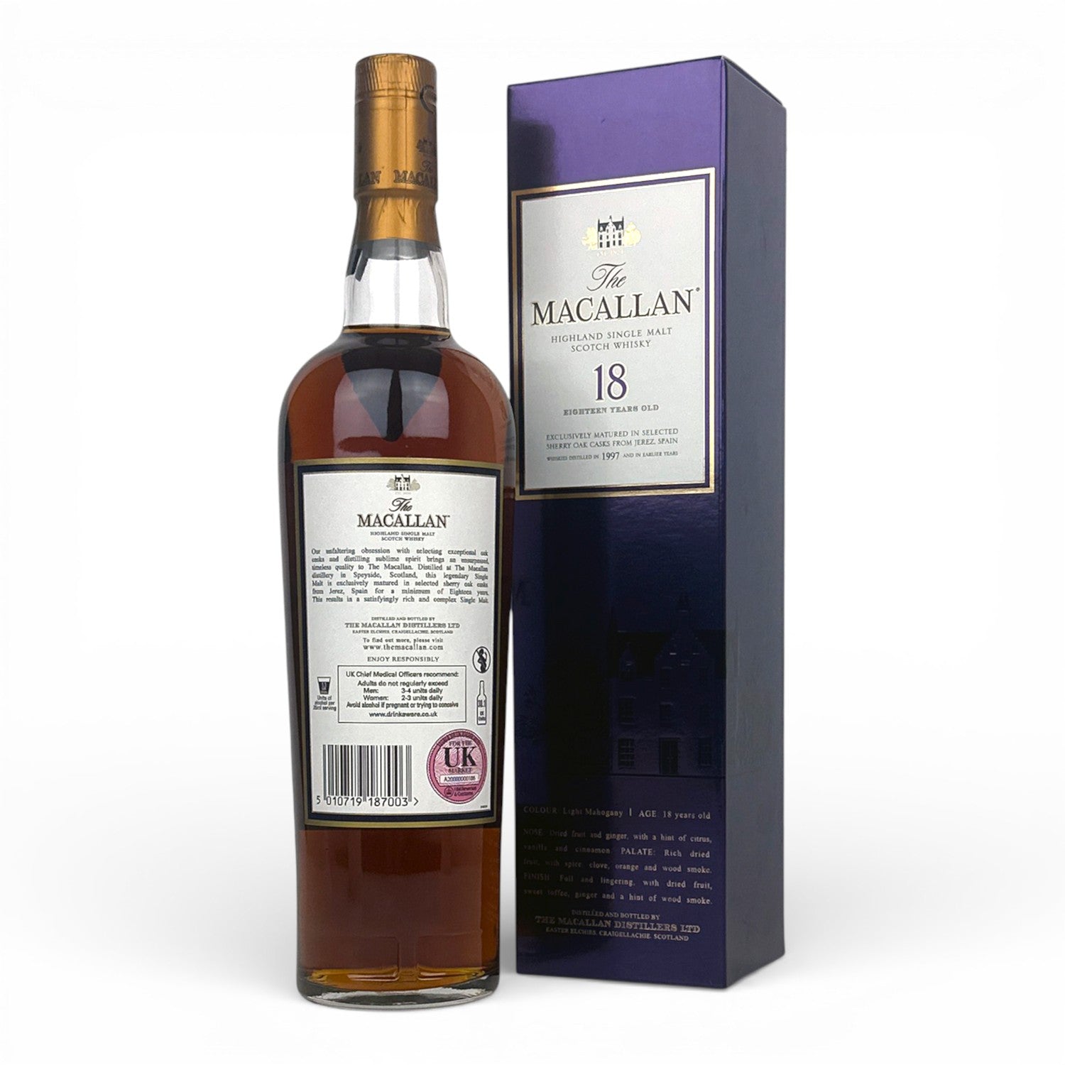1997 Macallan 18 Year Old Sherry Oak – The Whisky Source