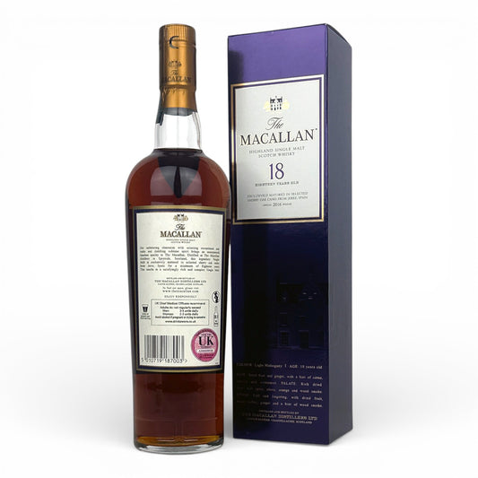 Macallan 18 Year Old Sherry Oak (2016 Release)