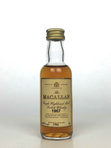 Miniature 1967 Macallan 18 Year Old 5cl