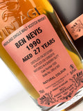 1990 Ben Nevis 27 Year Old Signatory Vintage 30th Anniversary