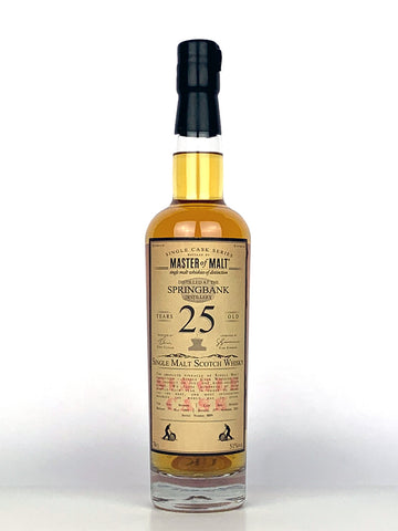 1993 Springbank 25 Year Old Single Cask Master Of Malt