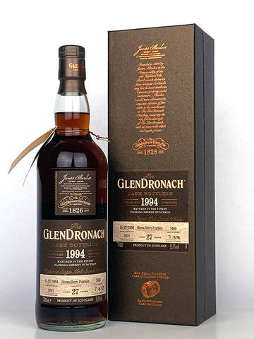 1994 Glendronach 27 Year Old Single Cask #7469