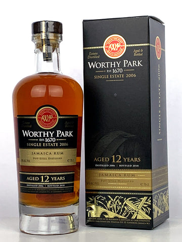 2006 Worthy Park 12 Year Old Cask Strength