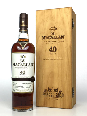 Macallan 40 Year Old Sherry Oak (2016 Release)