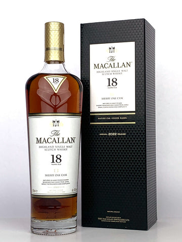 Macallan 18 Year Old Sherry Oak (2022 Release)