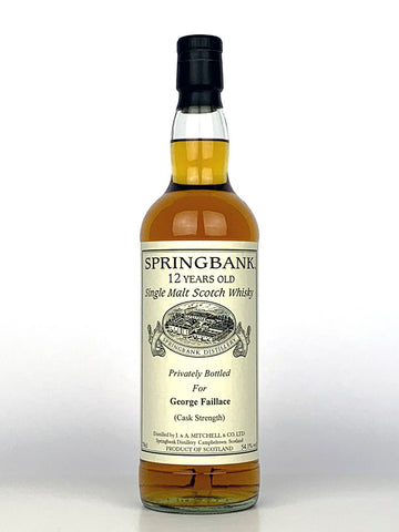 Springbank 12 Year Old Private Cask