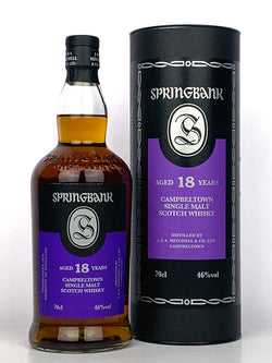 Springbank 18 Year Old (2021 Release, With Tube)