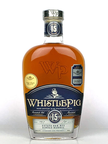 Whistlepig 15 Year Old Single Barrel for British Bourbon Society